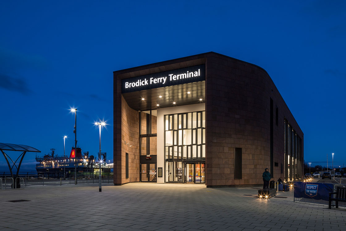 Brodick Ferry Terminal front facade