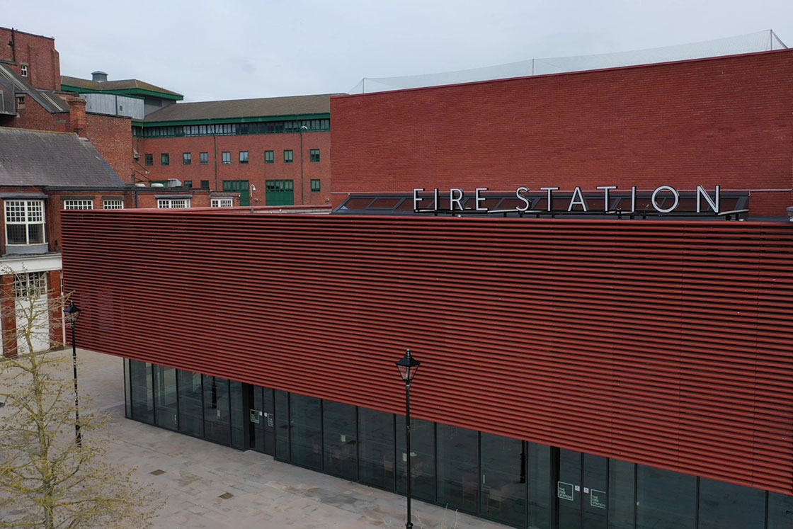The Fire Station Auditorium exterior facade