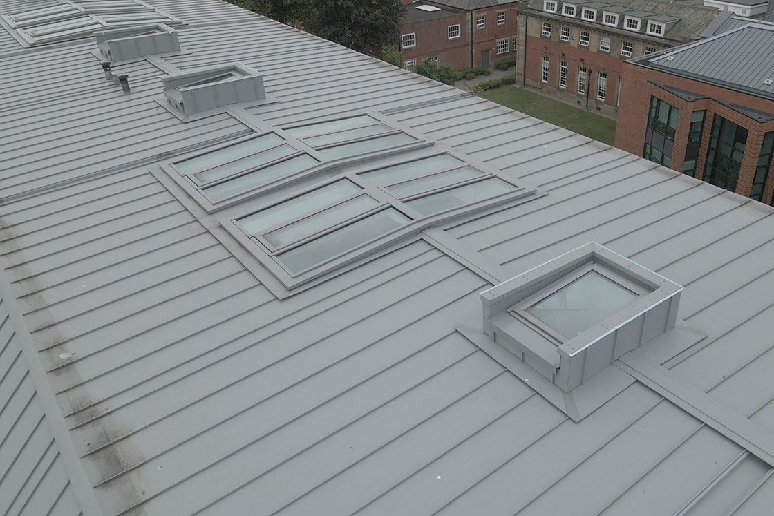 Jesmond Assembly Eskdale Terrace roofing detail